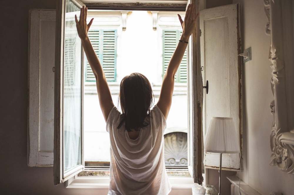 morning window stretch