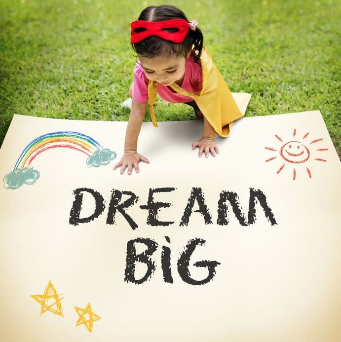 vision dream big kid
